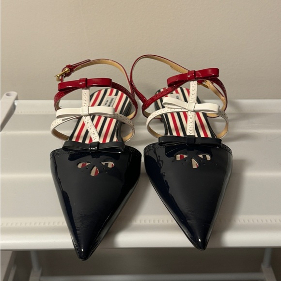 Thom Browne ballerina flats in patent leather - Picture 3 of 8